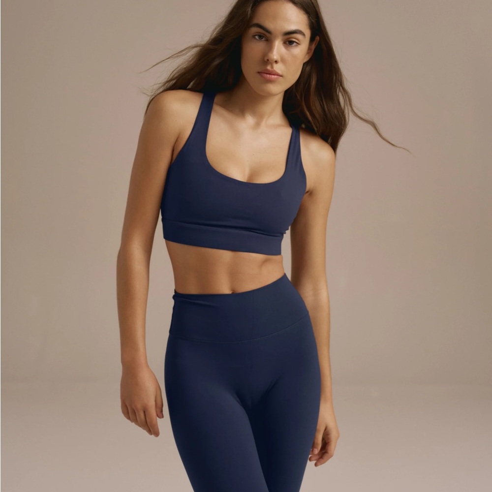 ADANOLA NAVY BRA LEGGINGS SET